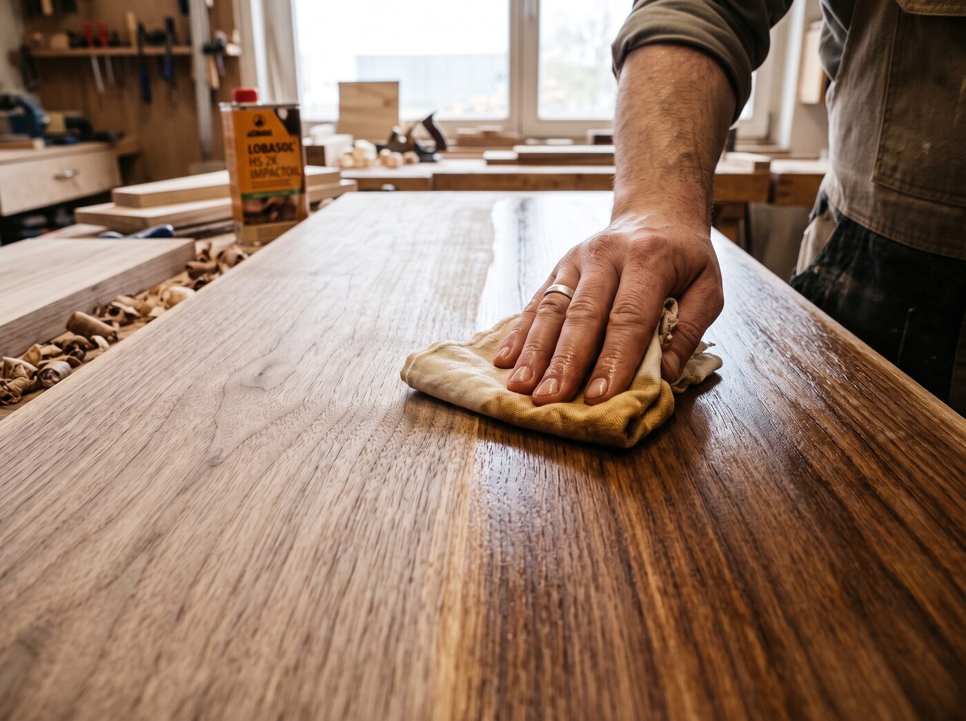 Holzbearbeitung in der Tischlerei